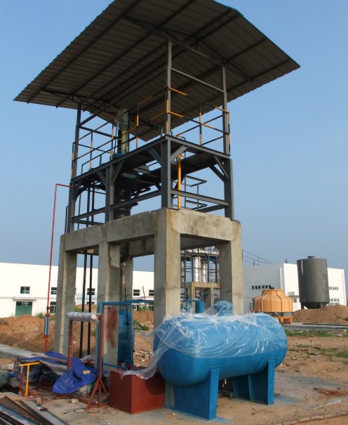 Waste oil recycling unit